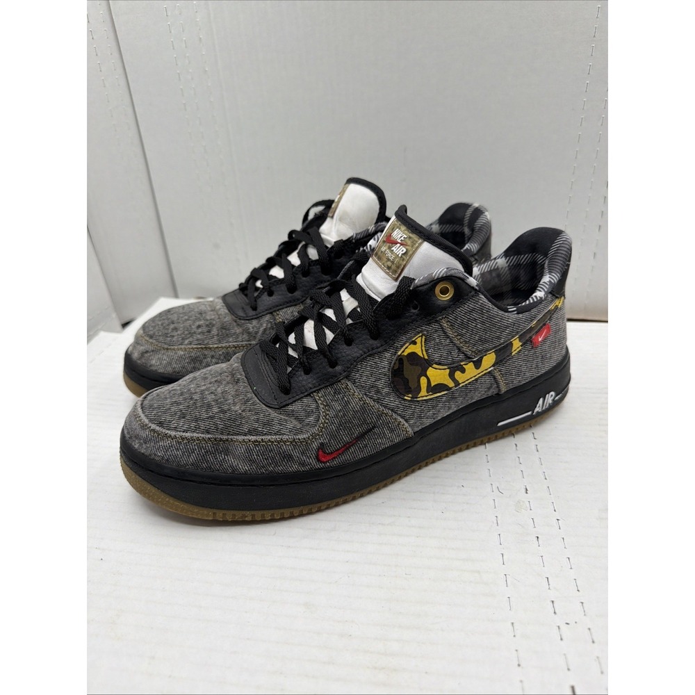 Nike Air Force 1 Low Remix Black - DB1964-001 Size 10 Men's Sneaker (No Insoles)